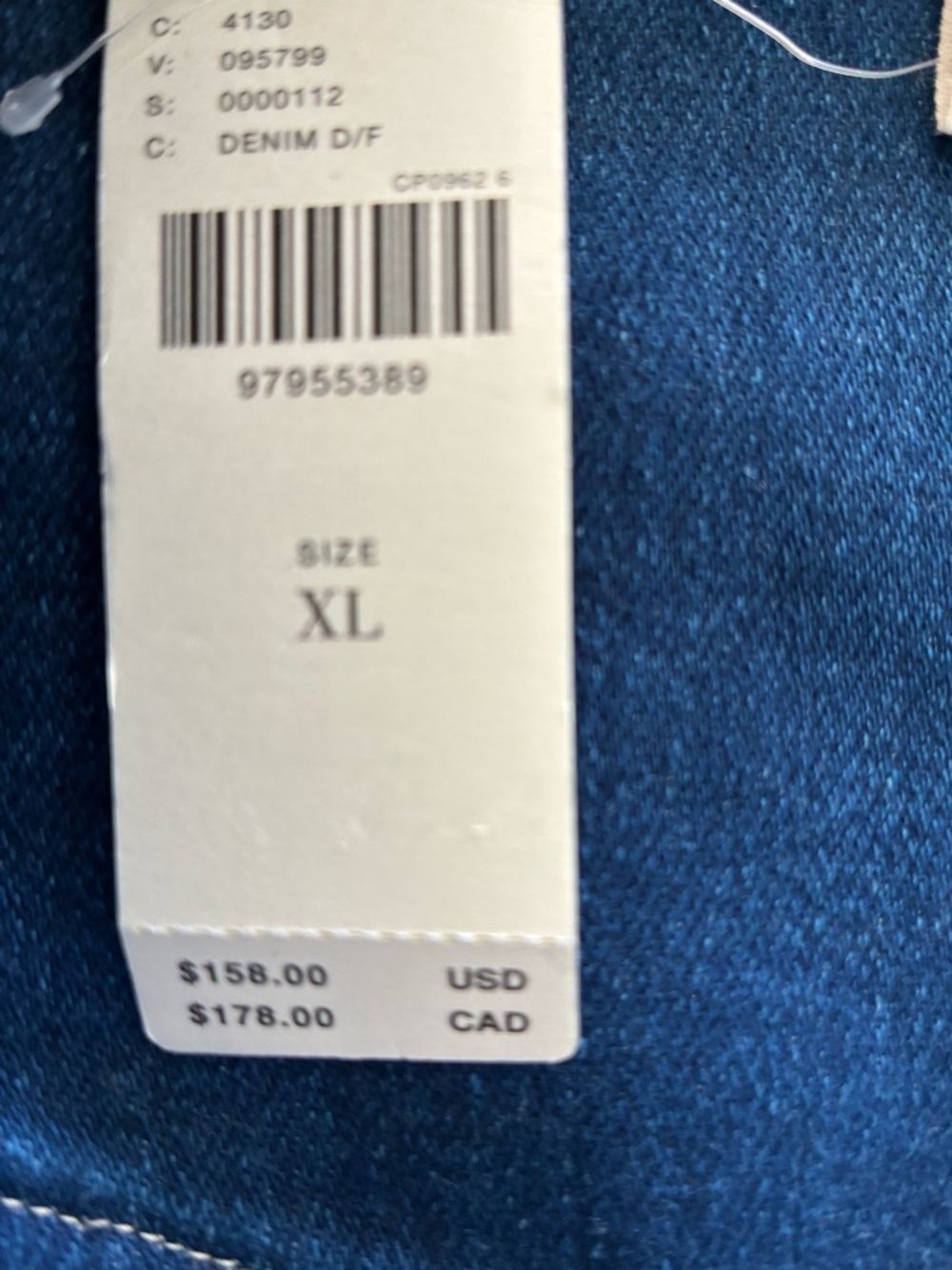 ANTHROPOLOGIE FITTED DENIM PILCRO MIDI DRESS COLOR DENIM DARK  XL NWT - Picture 8 of 16